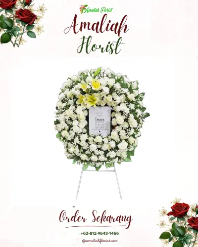 Krans Bunga Duka Cita di Sambirenteng