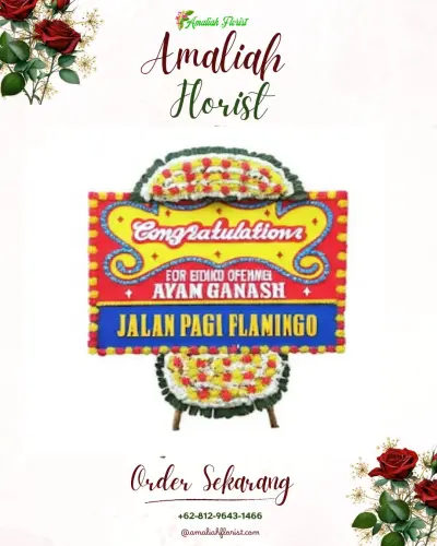 Bunga Papan Congratulation di Sambirenteng